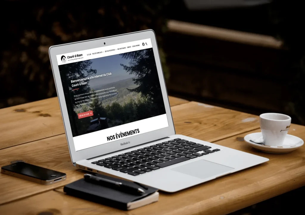 Mockup Couriraraon.fr