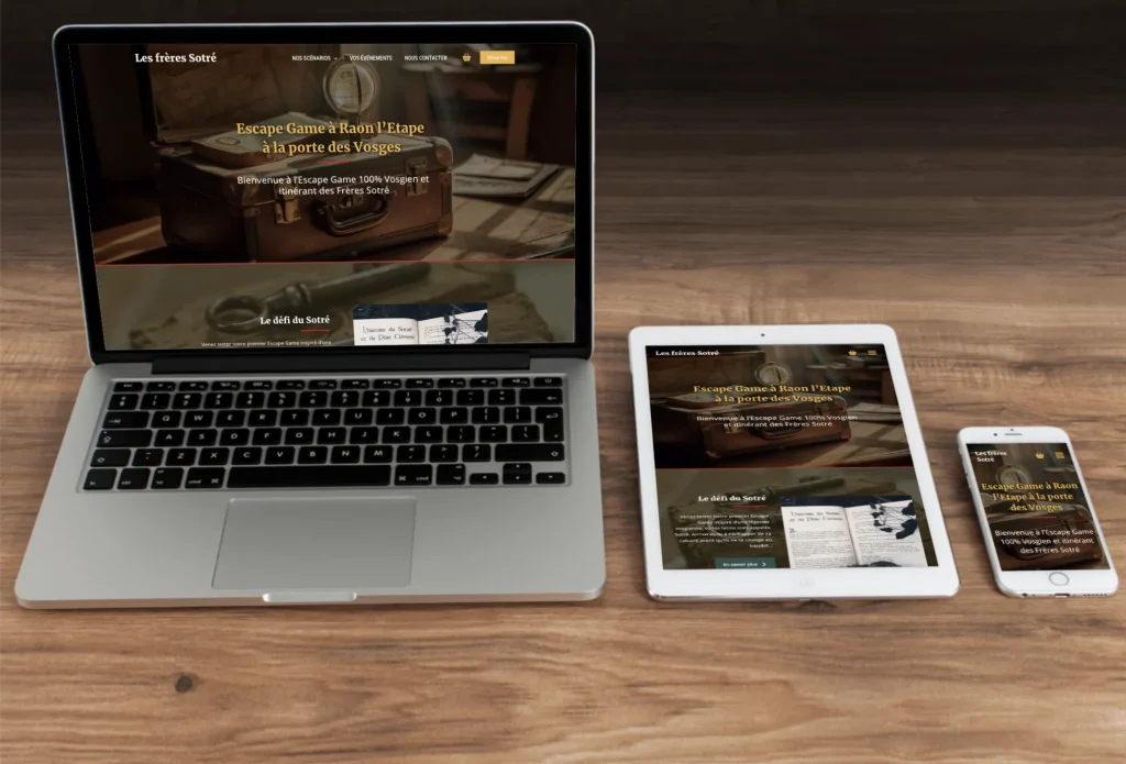 Mockup Lesfreressotre.fr