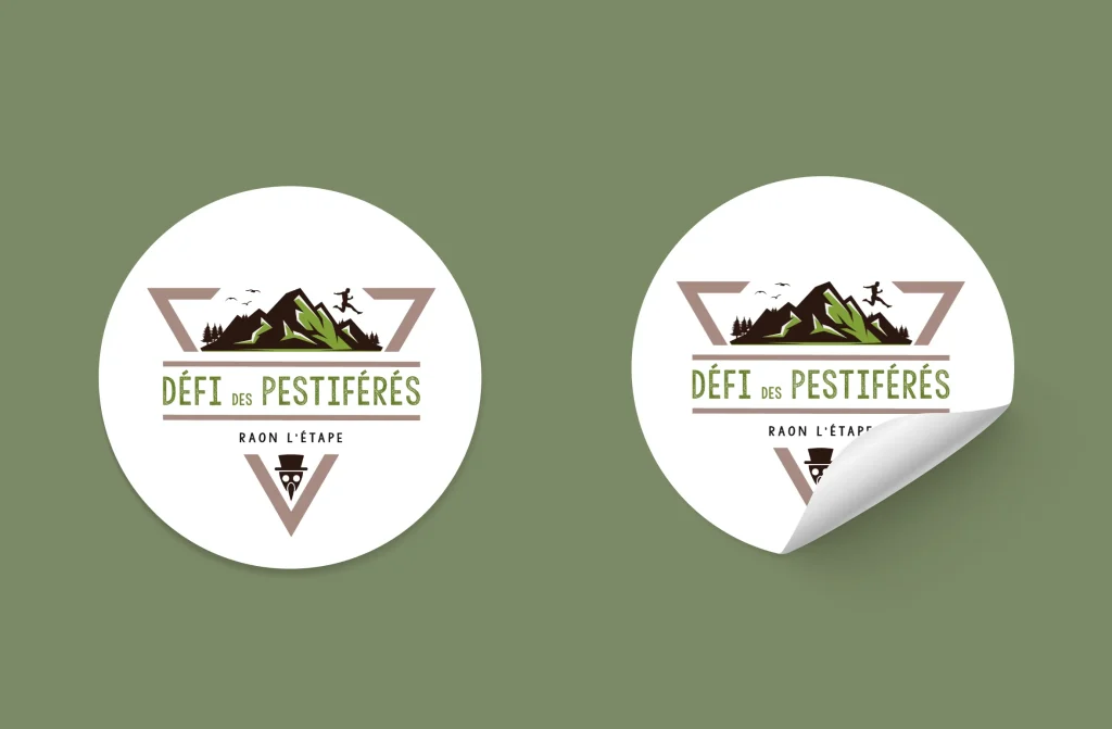 Paper Stickers Mockup